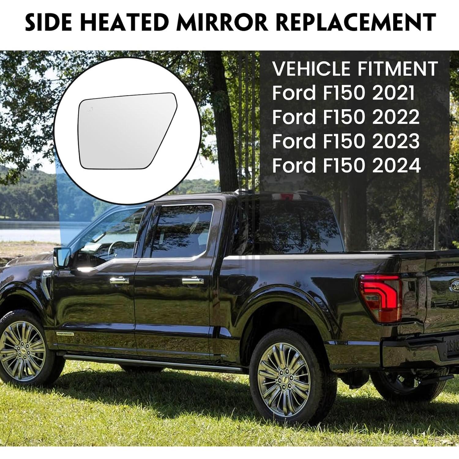 Espejo Calentado Izquierdo Convitex para Ford F150 2021-2024