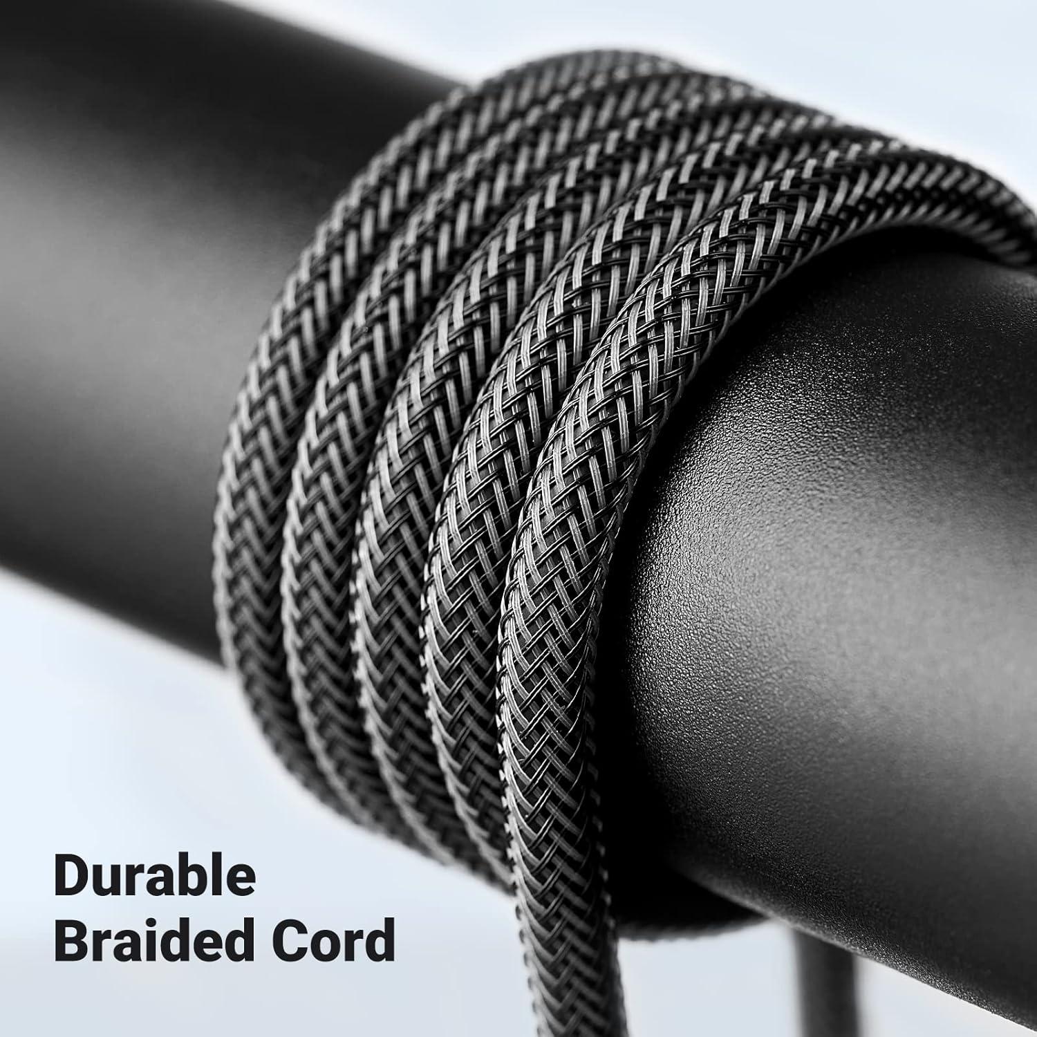 Cable Estéreo UGREEN 3.5mm a 6.35mm 1.0m Hi-Fi Negro