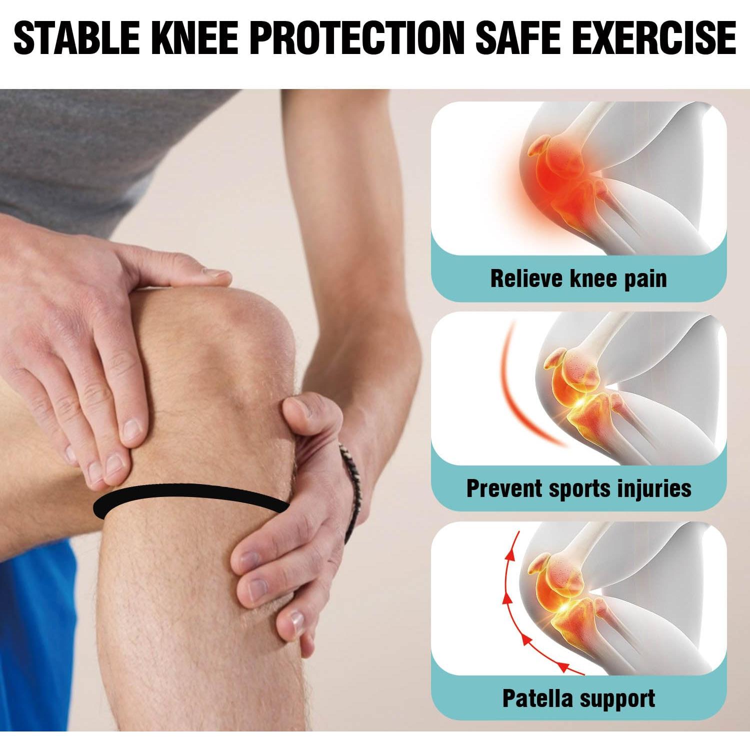 Correa de Soporte para Tendón Patelar Kecartu - Paquete de 2