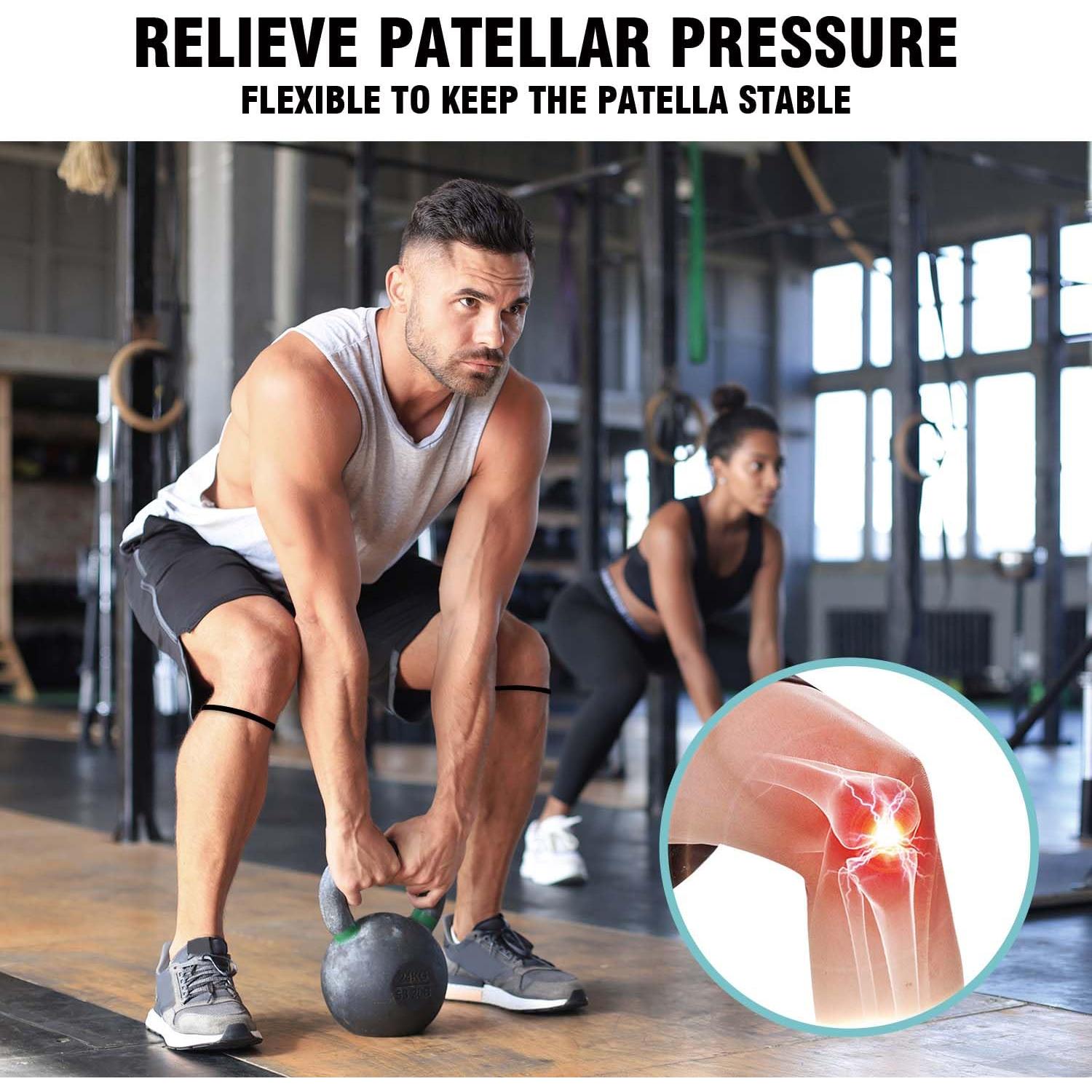 Correa de Soporte para Tendón Patelar Kecartu - Paquete de 2