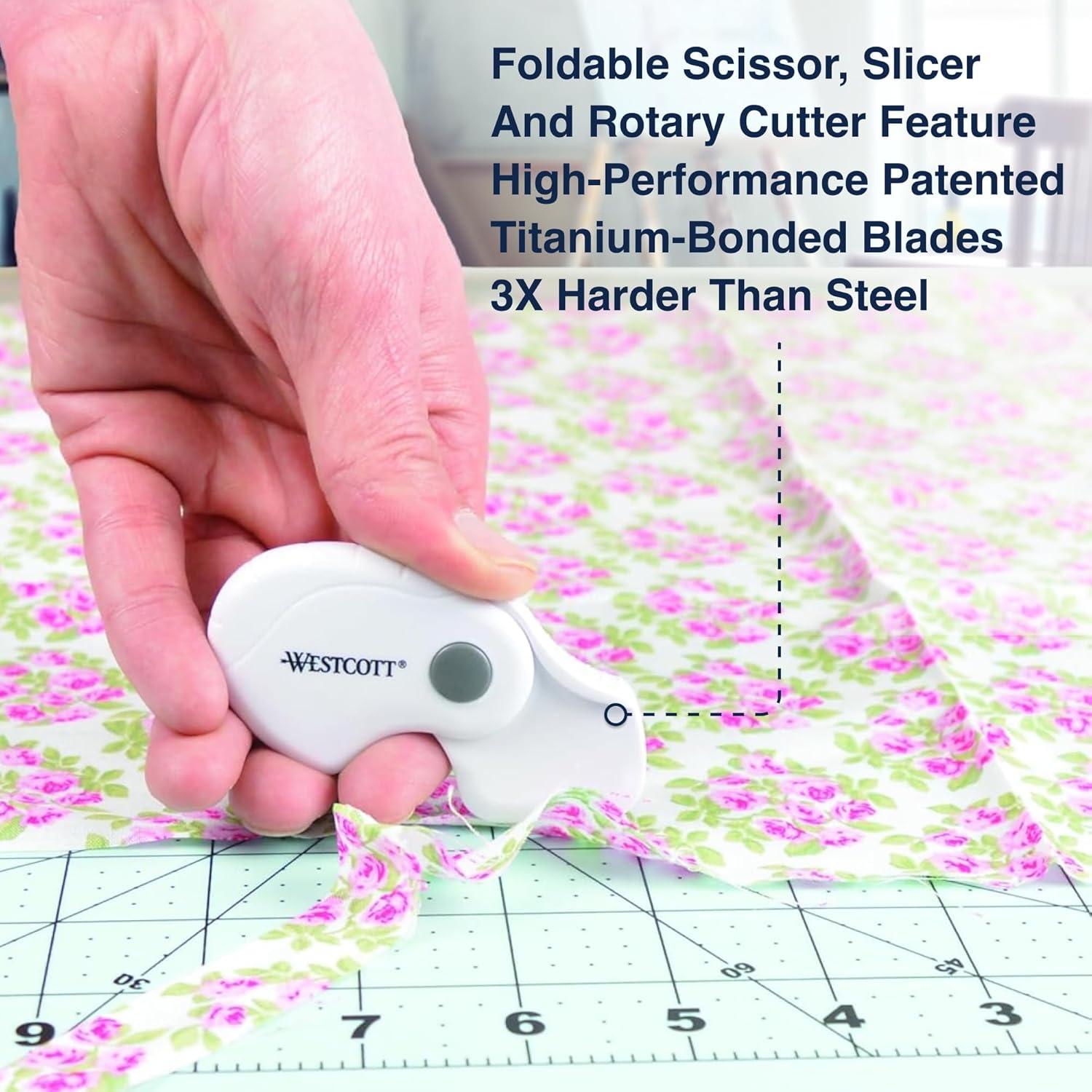 Juego de Viaje Mini 3 Piezas Westcott - Tijeras y Cortadores de Titanio