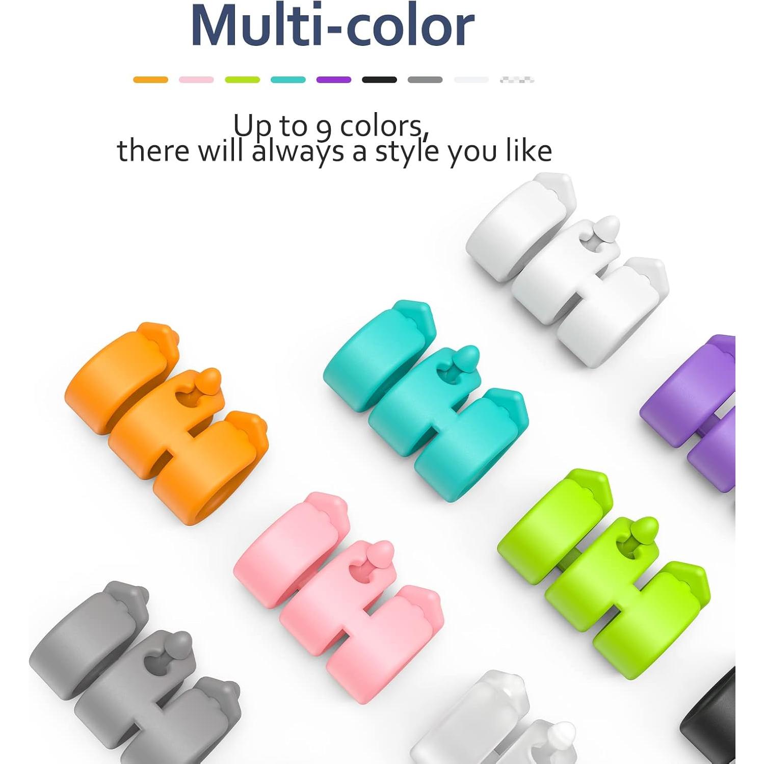 Organizador de Cables 10 Piezas Silicona ELFRhino 3 en 1