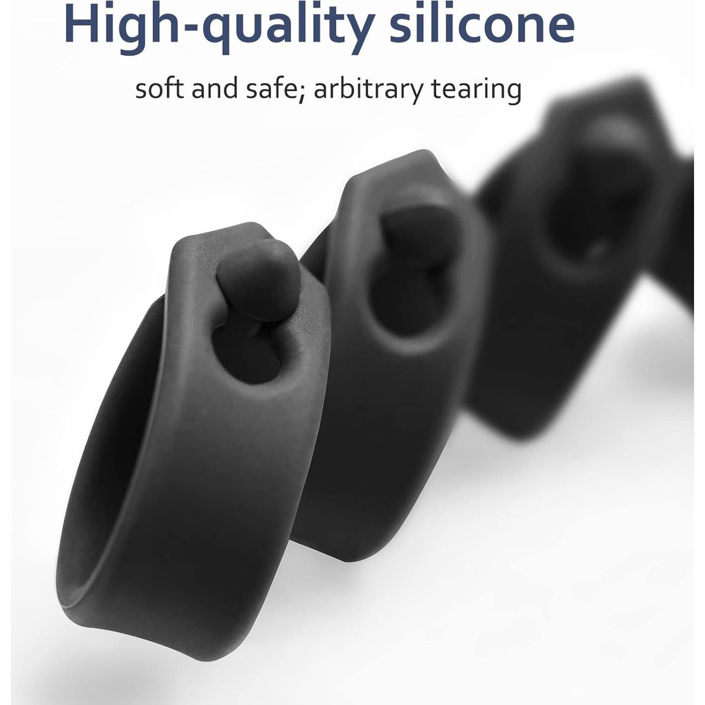 Organizador de Cables 10 Piezas Silicona ELFRhino 3 en 1