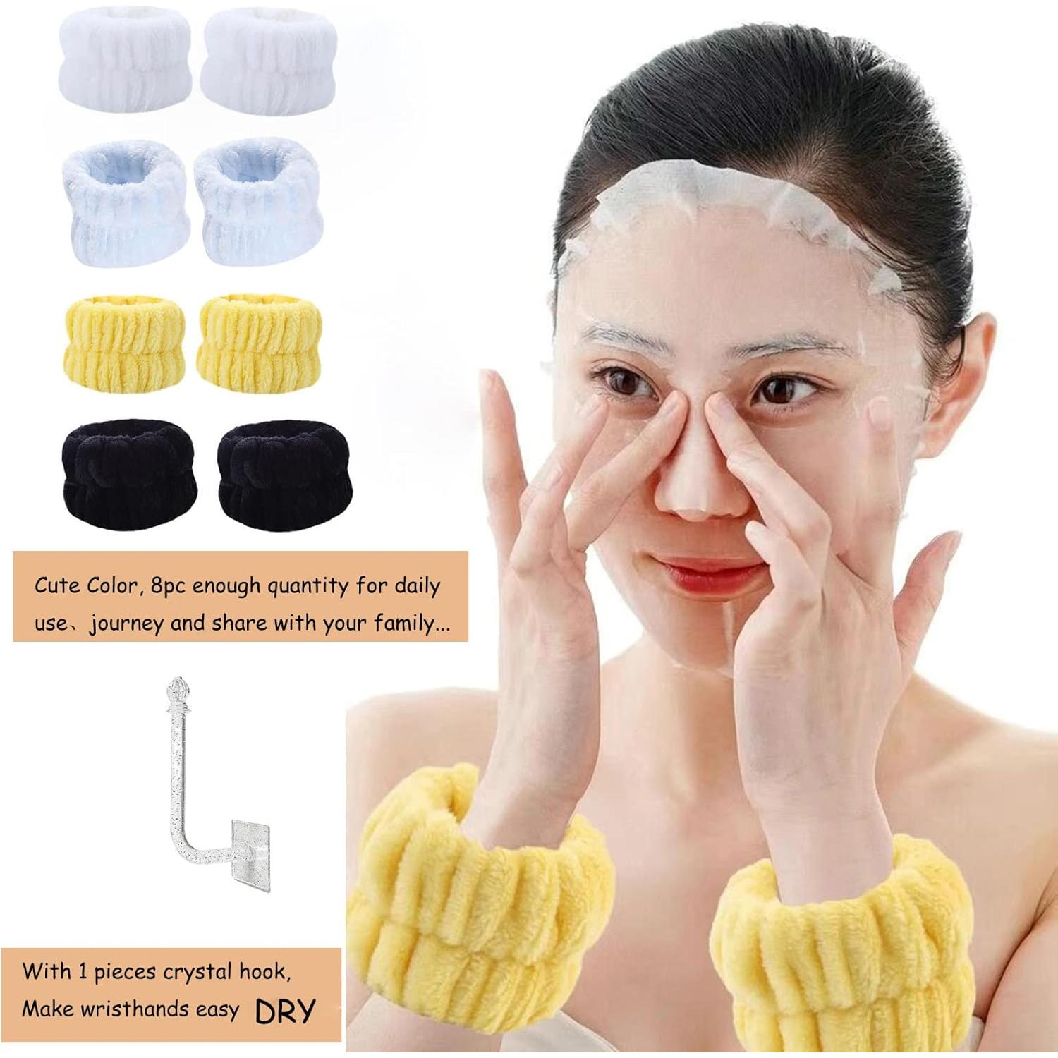 Toallas de Muñeca ZFIPA 4 Piezas Microfibra Absorbente