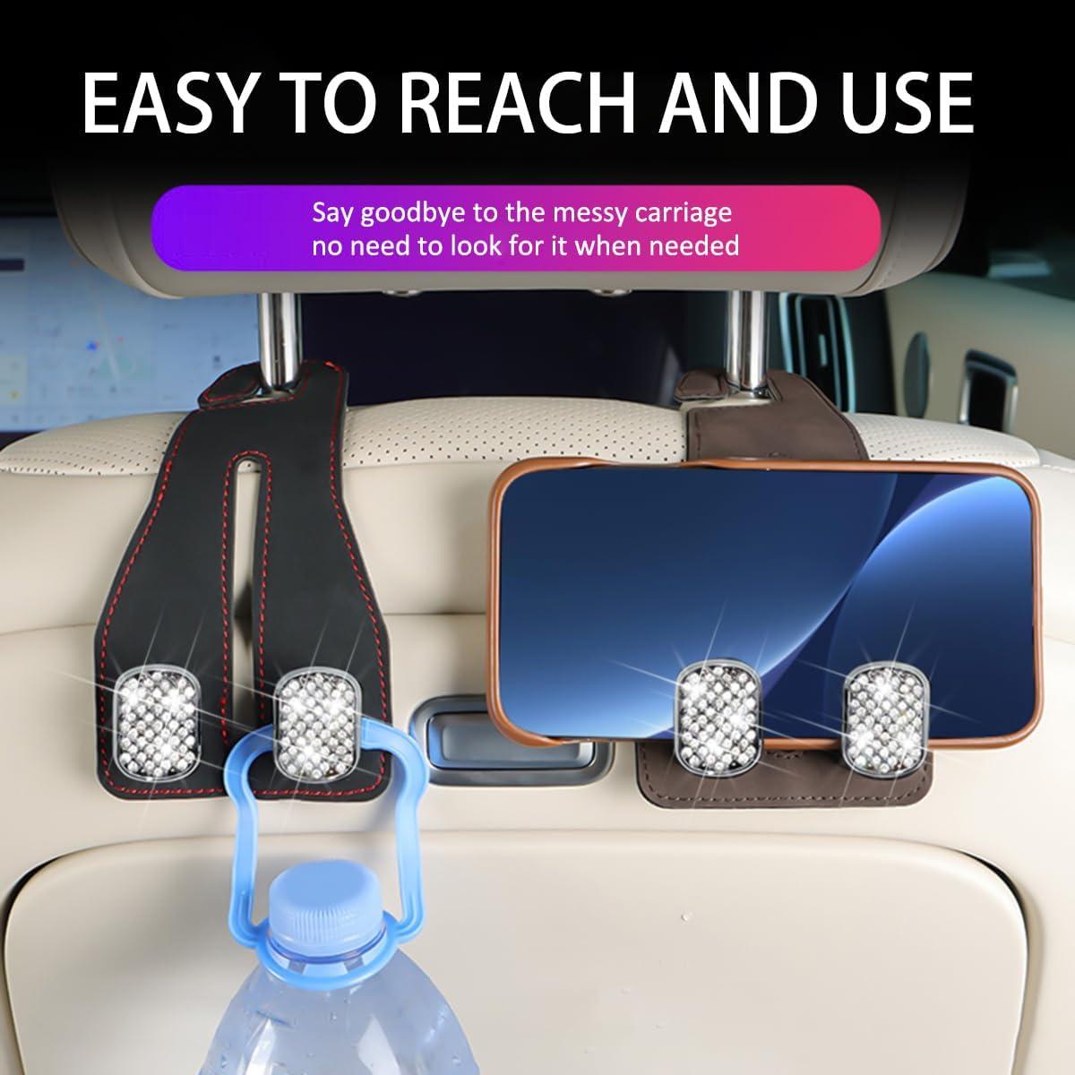 Gancho para Reposacabezas Zpana - 2 Pcs Negro Universal