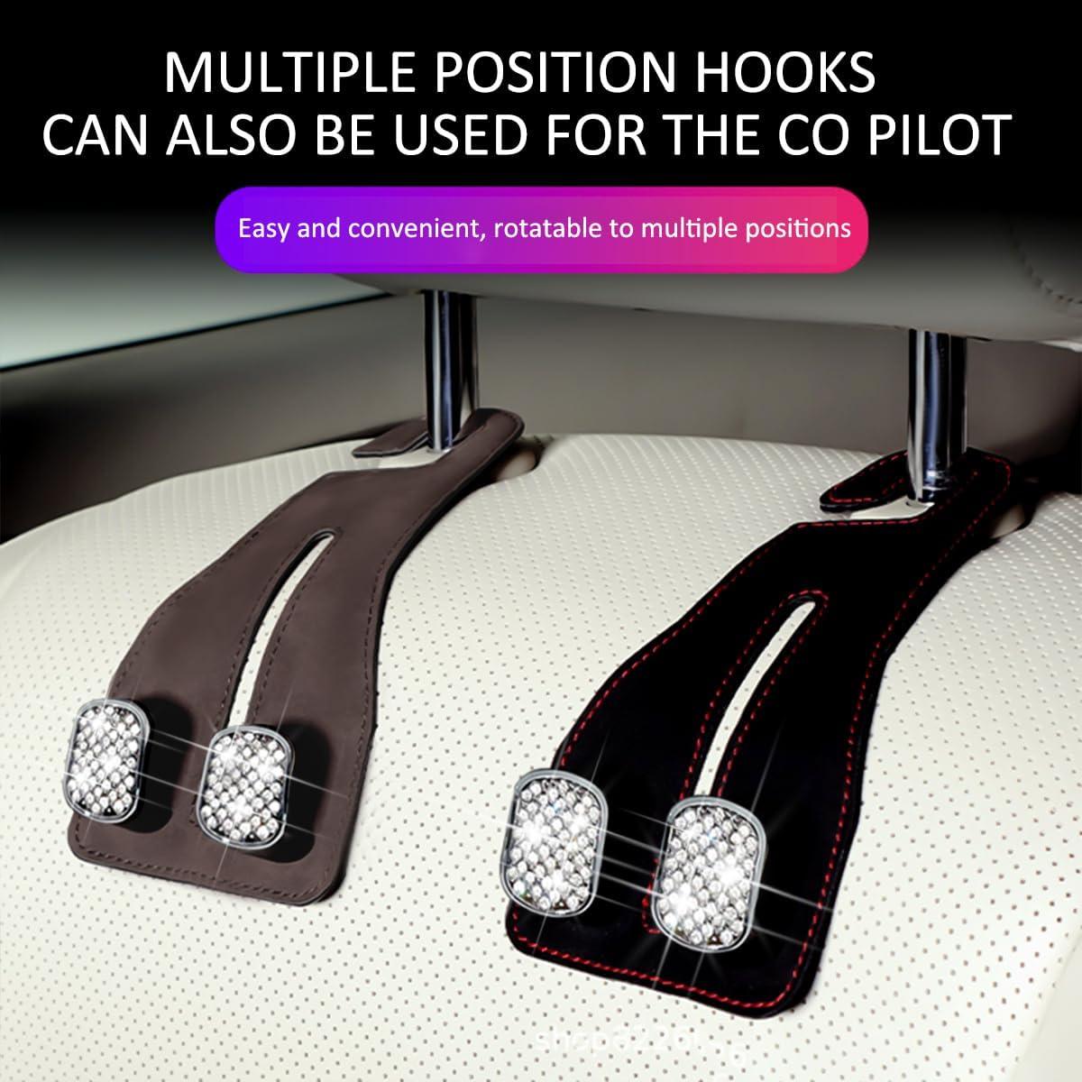 Gancho para Reposacabezas Zpana - 2 Pcs Negro Universal