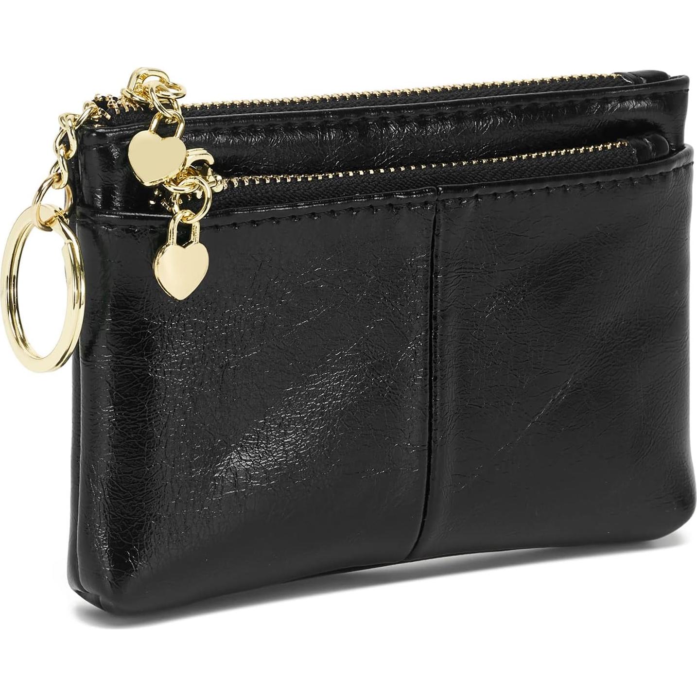Monedero Mini de Cuero PU ZOOEASS para Mujeres - Negro