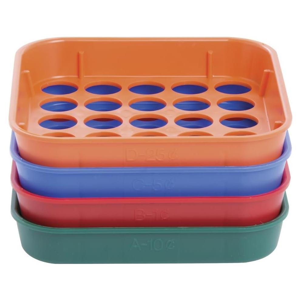 Bandejas Clasificadoras de Monedas MMF | 4 Colores Codificados