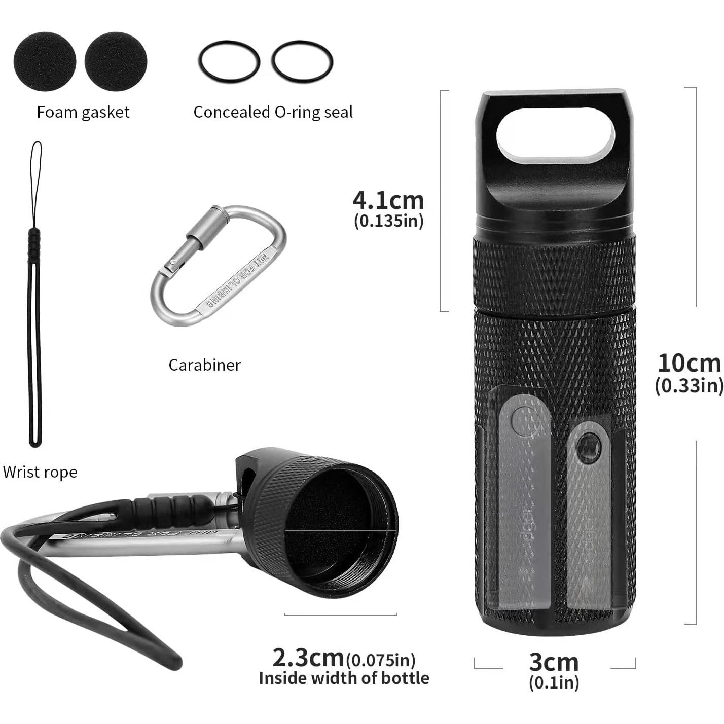 Funda de Aluminio para YubiKey 5/5C y Ledger Nano X/S - Impermeable