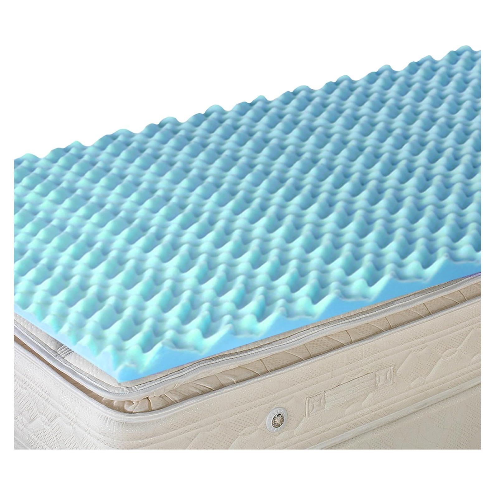 Colchón de Espuma DMI 2" Individual Azul Alivio Presión