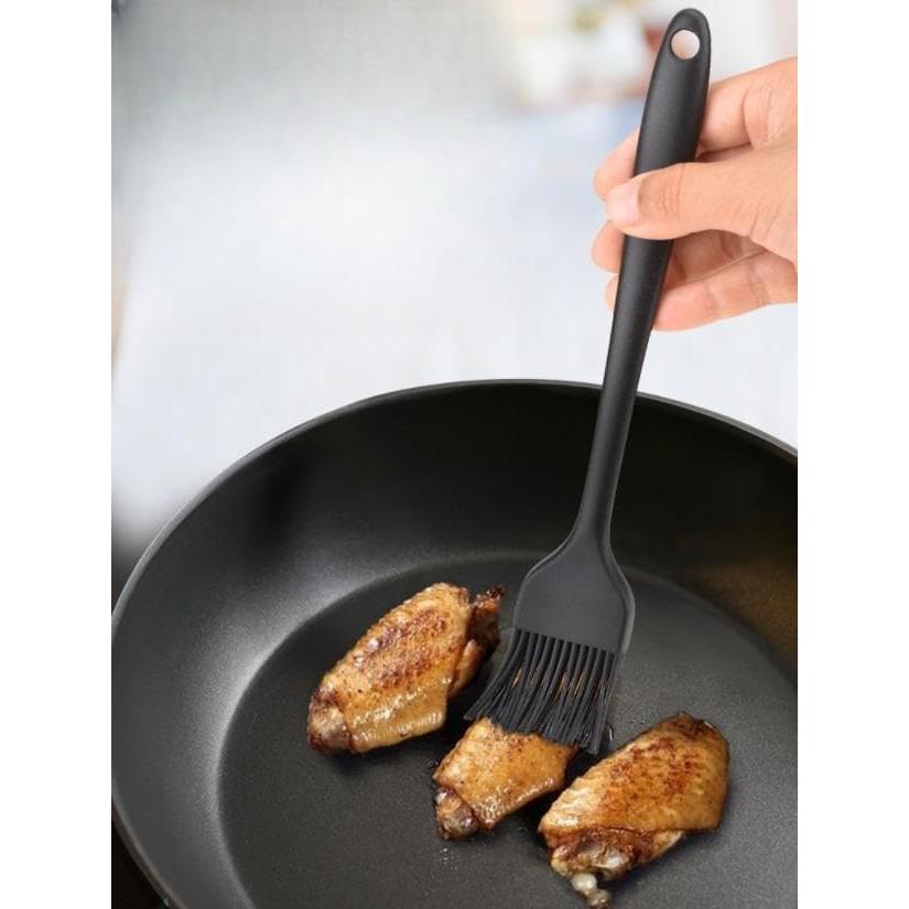 Brochas de Silicona para Basting ASEANAO - Set de 2, Negro