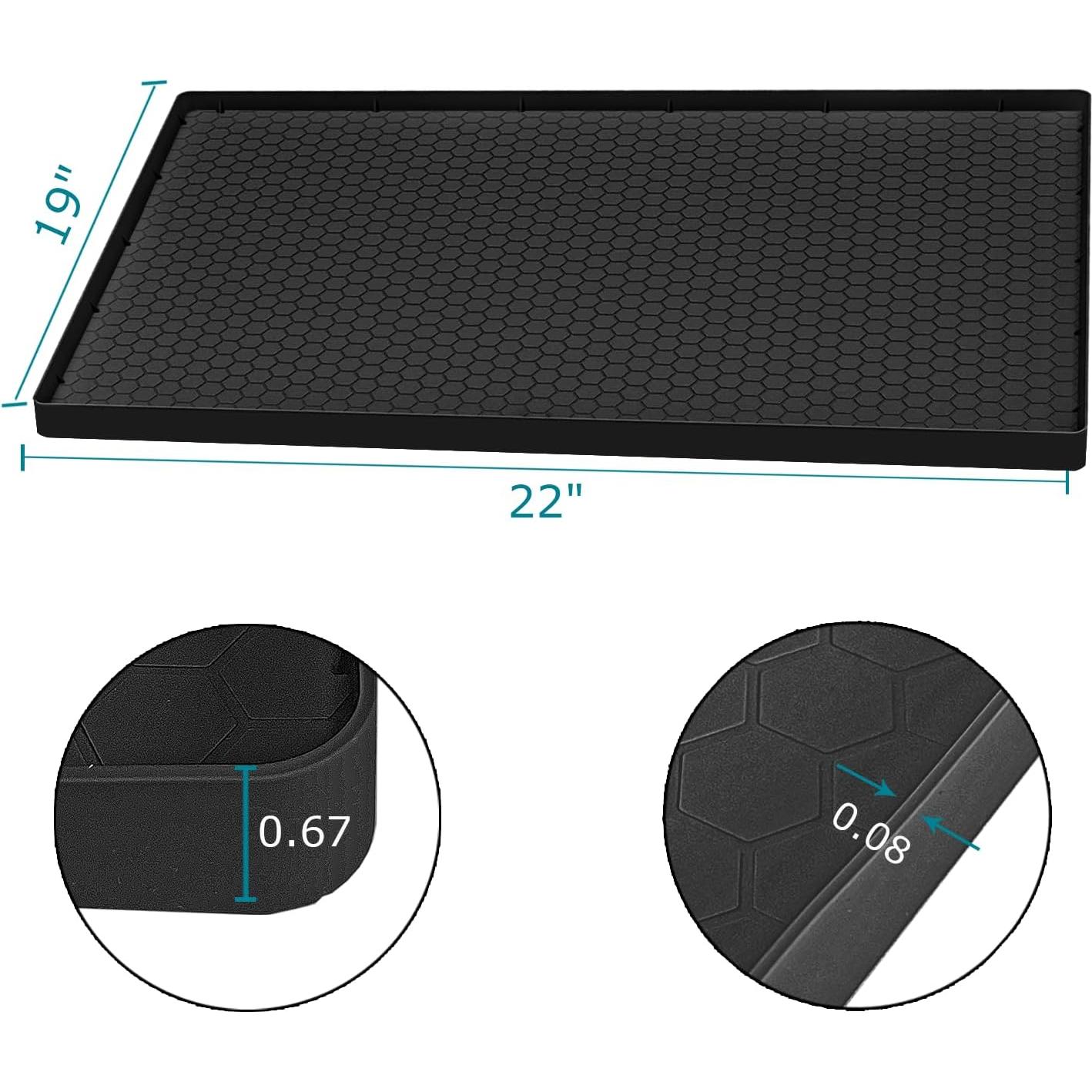 Alfombrilla Protectora de Silicona Jacooxi 22x19 cm Negra