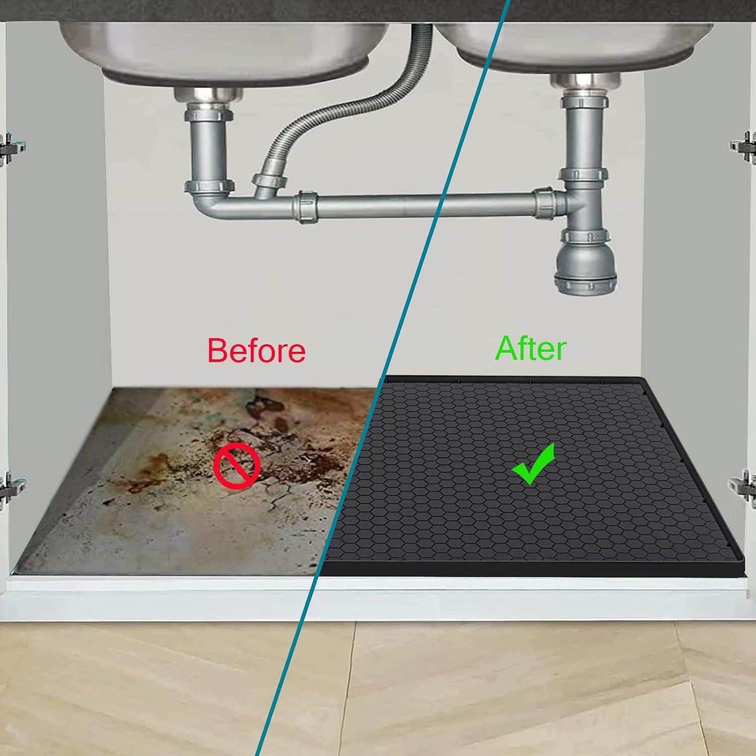 Alfombrilla Protectora de Silicona Jacooxi 22x19 cm Negra