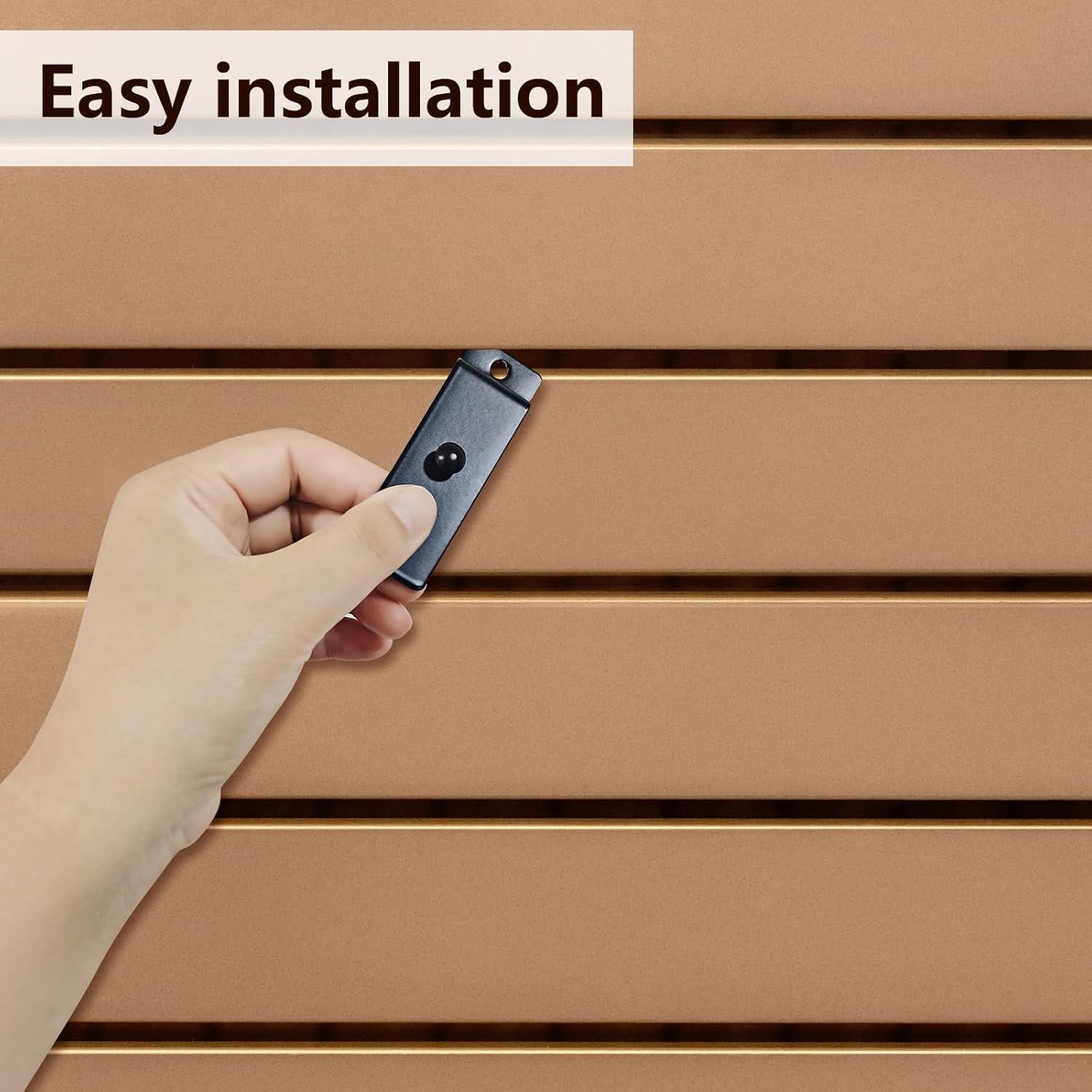 Ganchos Utilitarios de Pared Mewuthede, 10pcs, 30kg, Negro