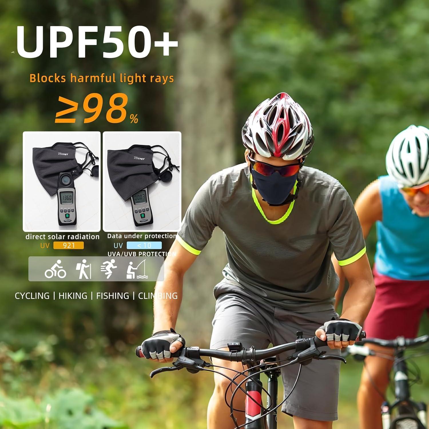 Mascarilla Deportiva UV KZ009 Transpirable Ajustable Unisex