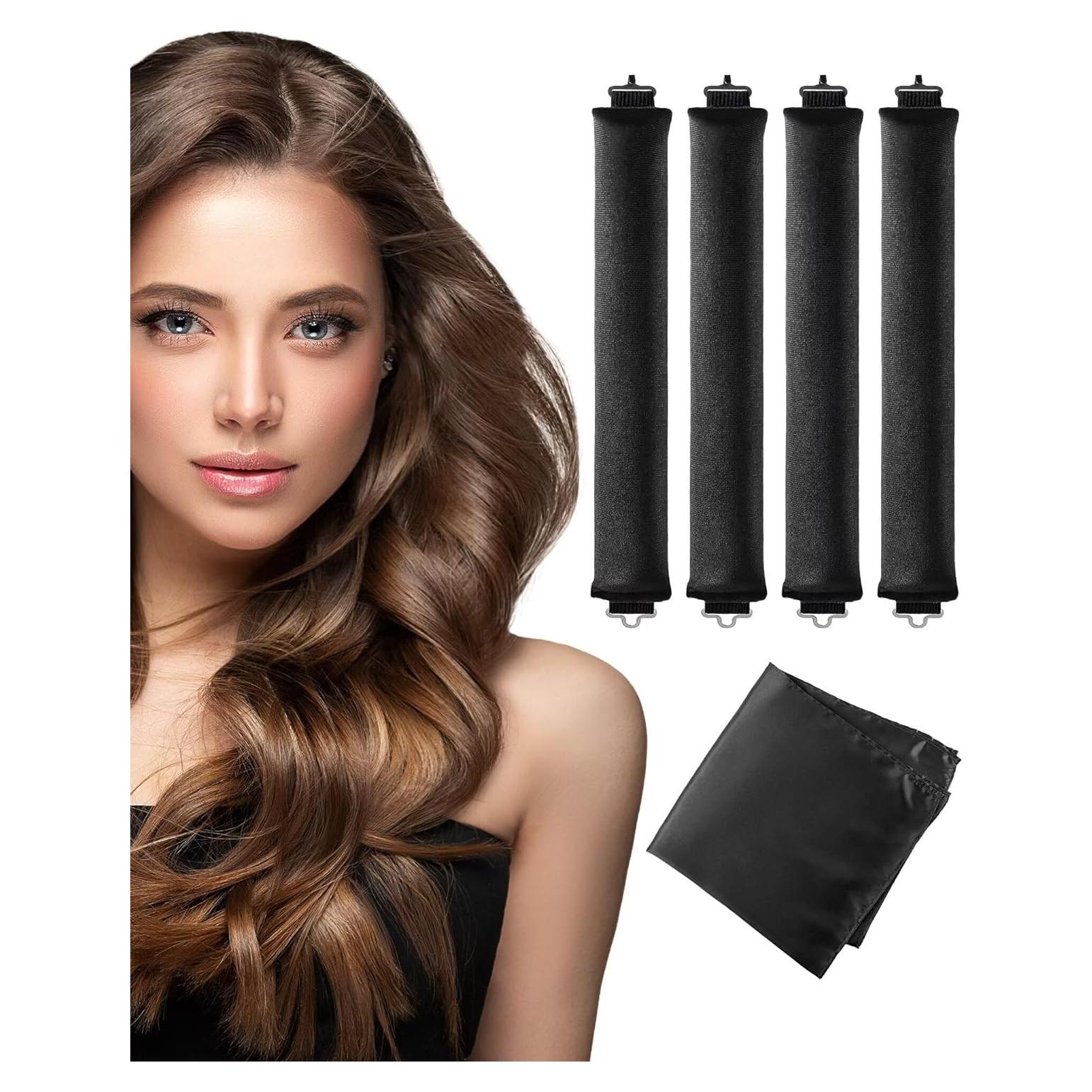 Rizador de Cabello Sin Calor Seritant - 4 Varillas Terciopelo