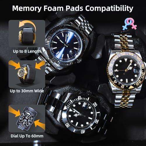 Enrollador de Reloj Automático KAMANOSEN SKW168 6 Platos Silencioso