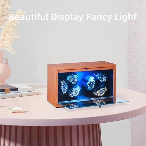 Enrollador de Reloj Automático KAMANOSEN SKW168 6 Platos Silencioso