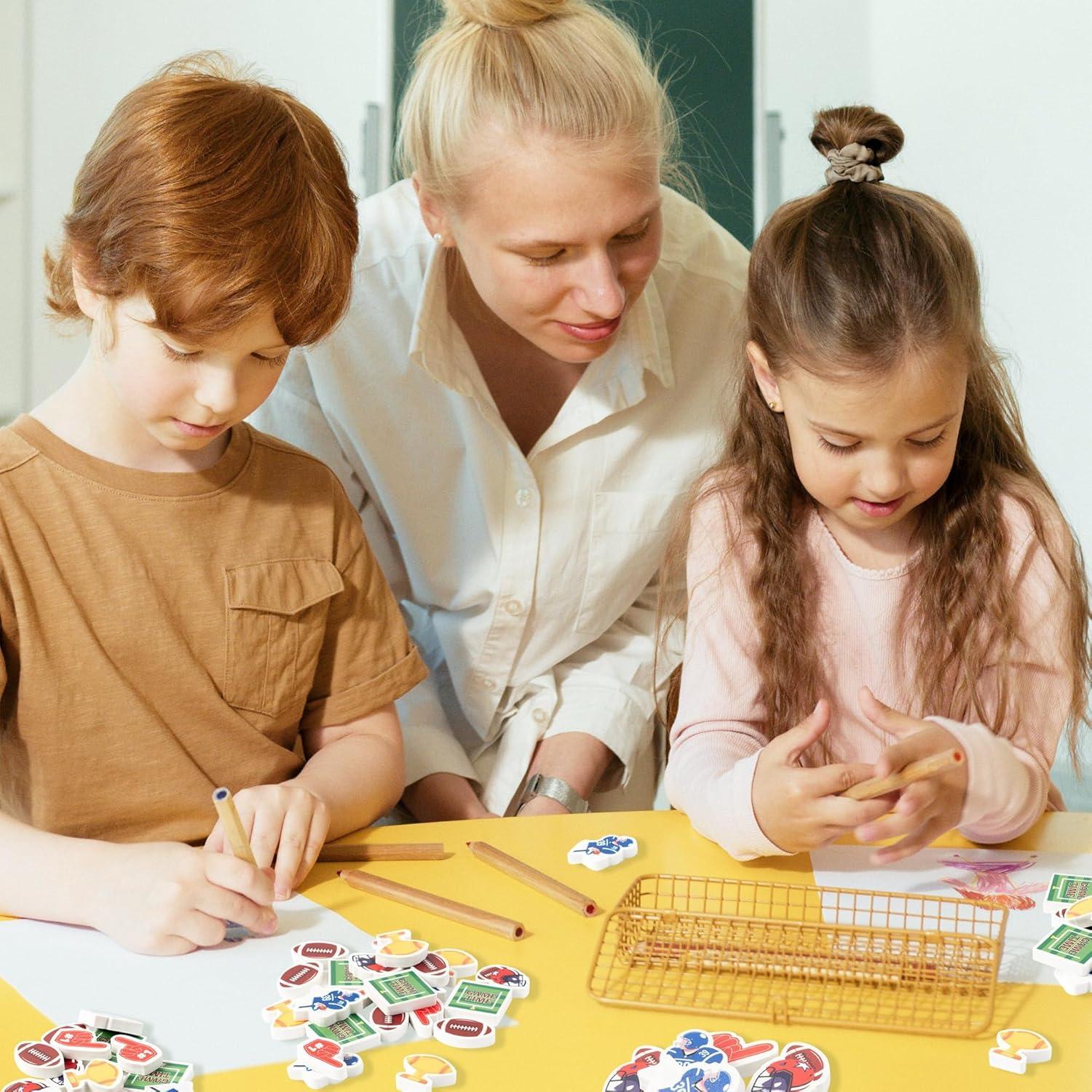 Borradores de Goma Temáticos de Fútbol - 60 Piezas DGjianfei