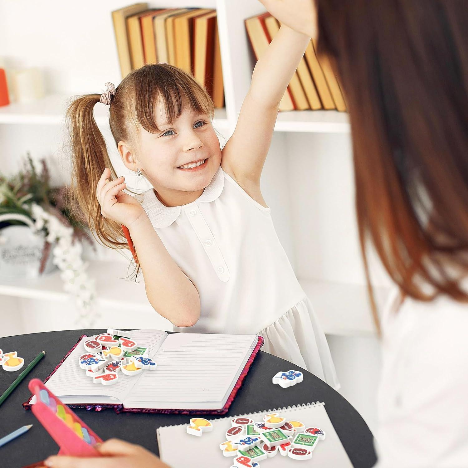 Borradores de Goma Temáticos de Fútbol - 60 Piezas DGjianfei