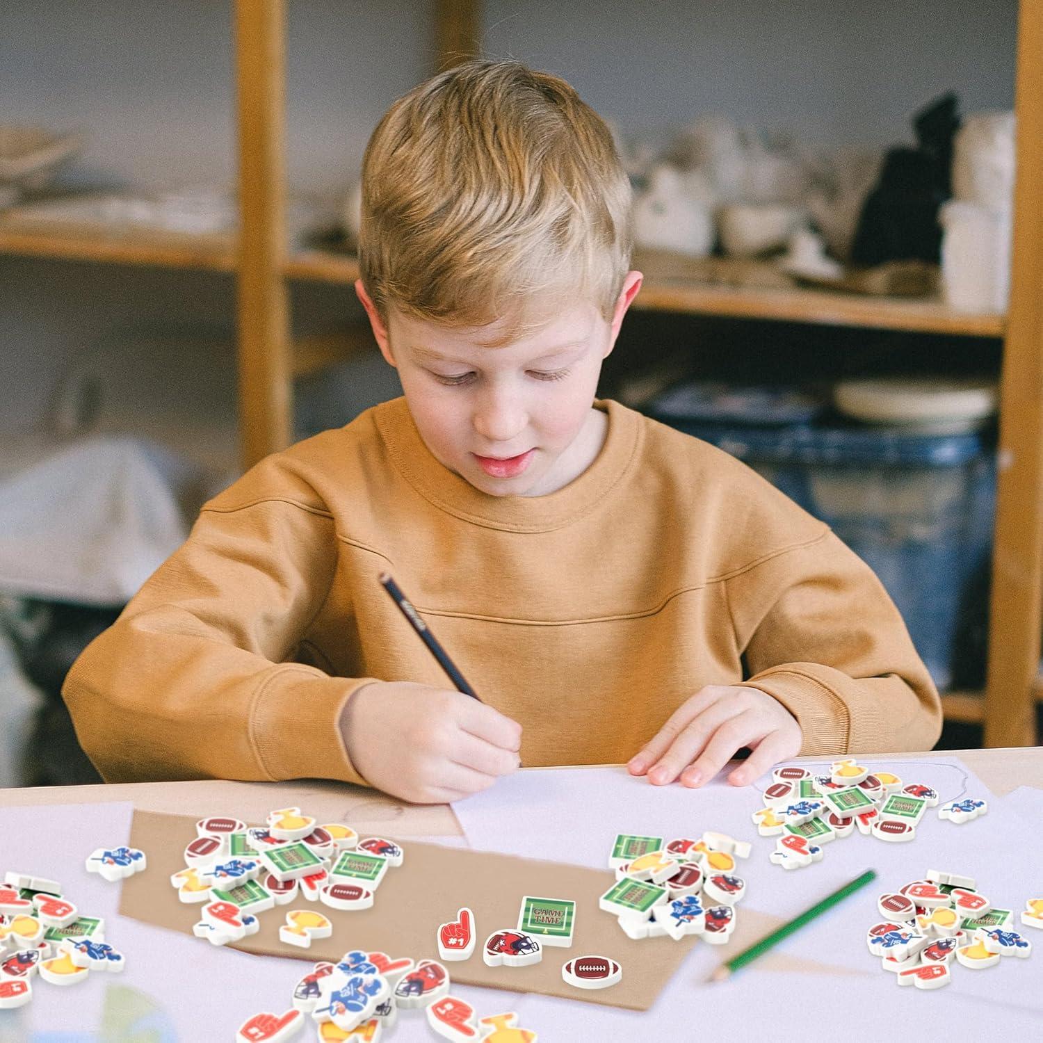 Borradores de Goma Temáticos de Fútbol - 60 Piezas DGjianfei