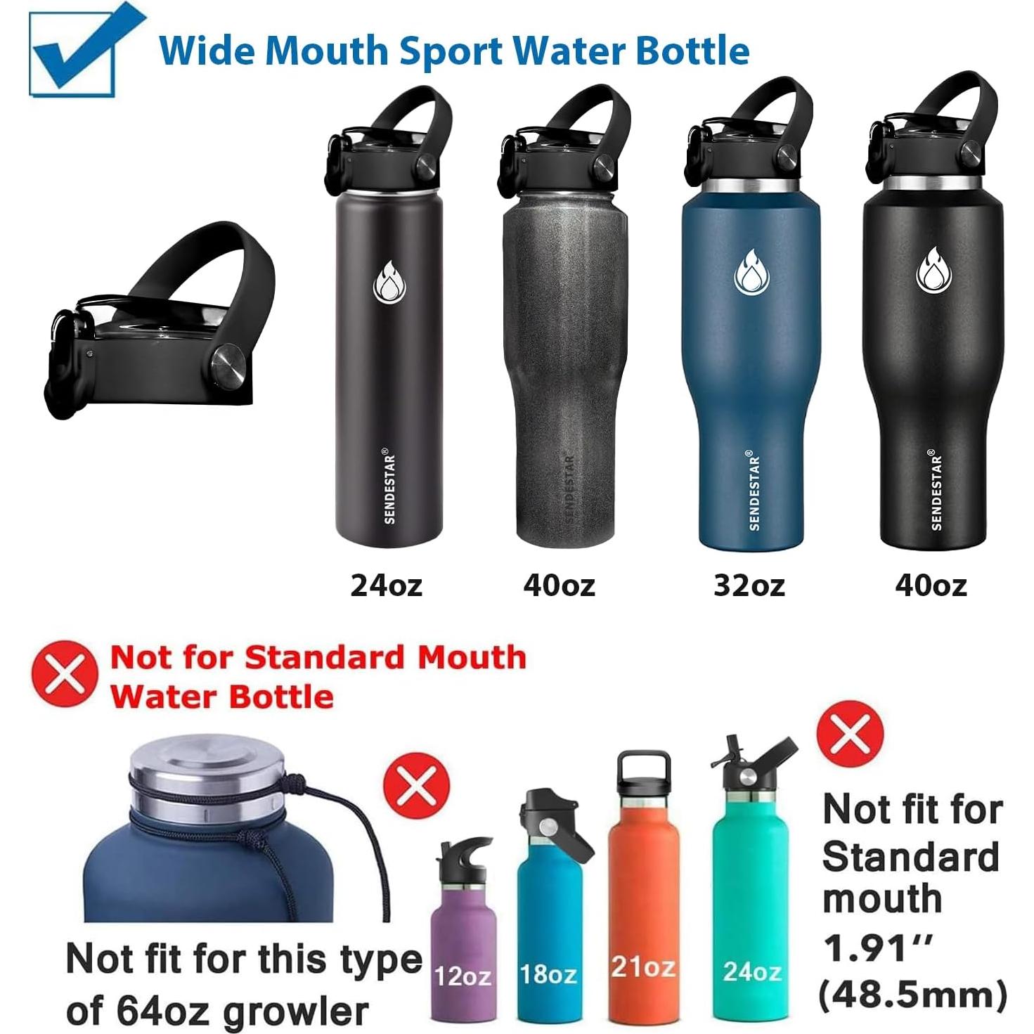 Tapa de Pitorro SENDESTAR para Botellas de Agua 18-73 oz