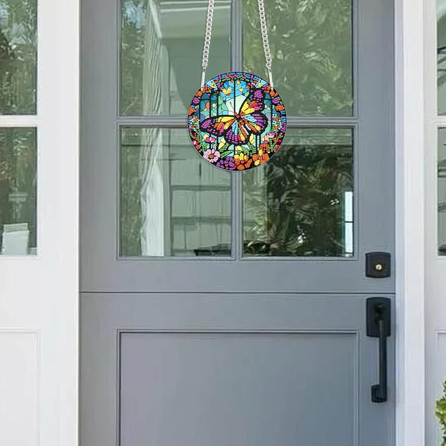 Kit de Pintura de Diamante JISHSHAY Mariposa 16x16cm