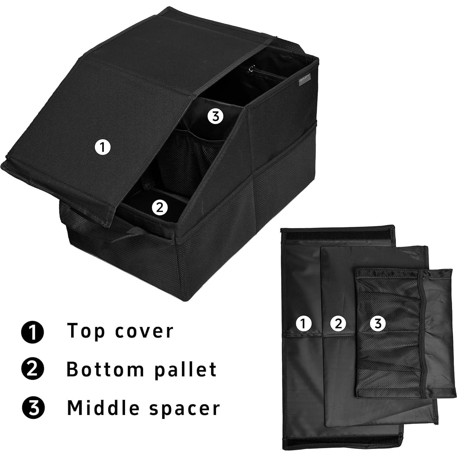 Organizador de Asiento de Coche SHUN ZHI YU Plegable Negro