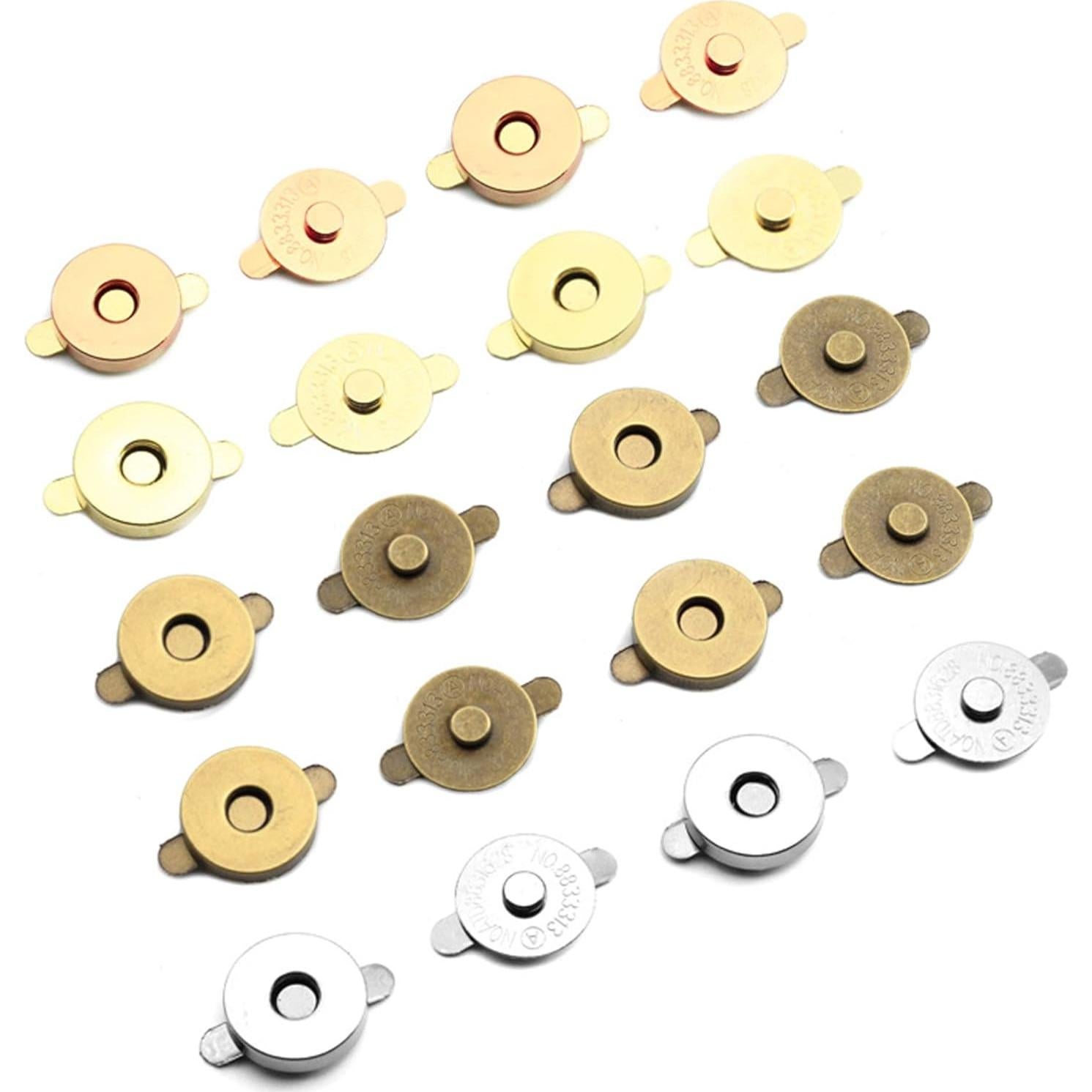 20 Sets Broches Magnéticos MYUBWTF 18mm para Coser y Manualidades