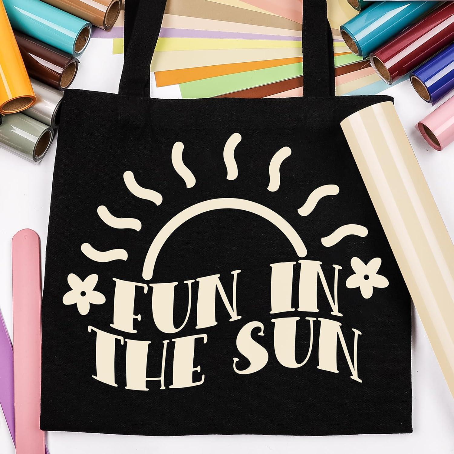 Vinilo de Transferencia de Calor Beige GIRAFVINYL 30.48x152 cm