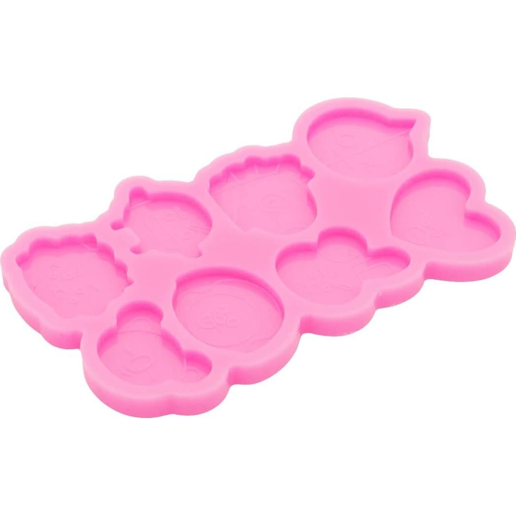 Molde de Silicona Shining Queen para Resina 8 Cavidades