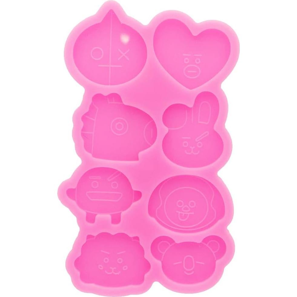 Molde de Silicona Shining Queen para Resina 8 Cavidades