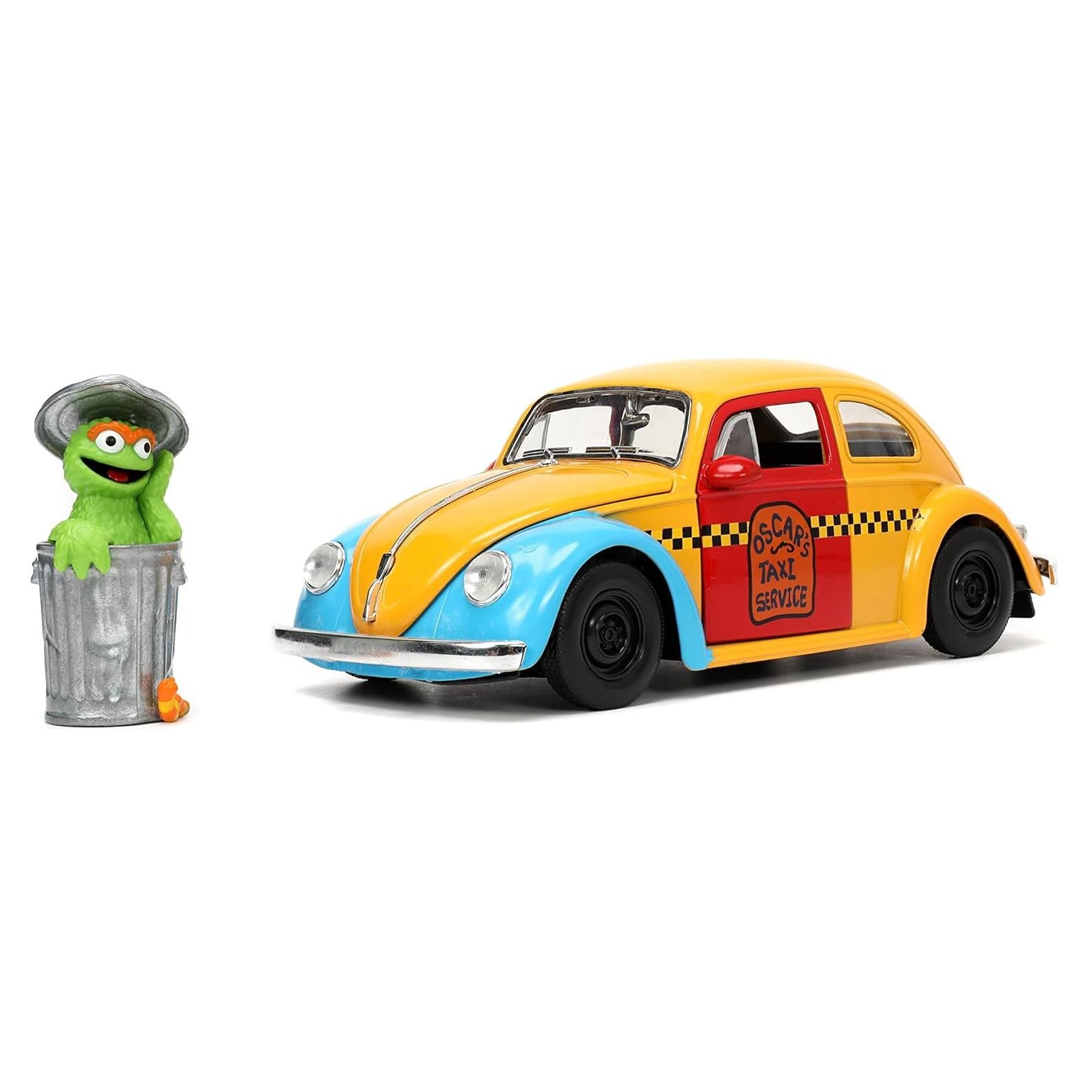 Coche de fundición Volkswagen Beetle 1959 Jada Toys con Oscar