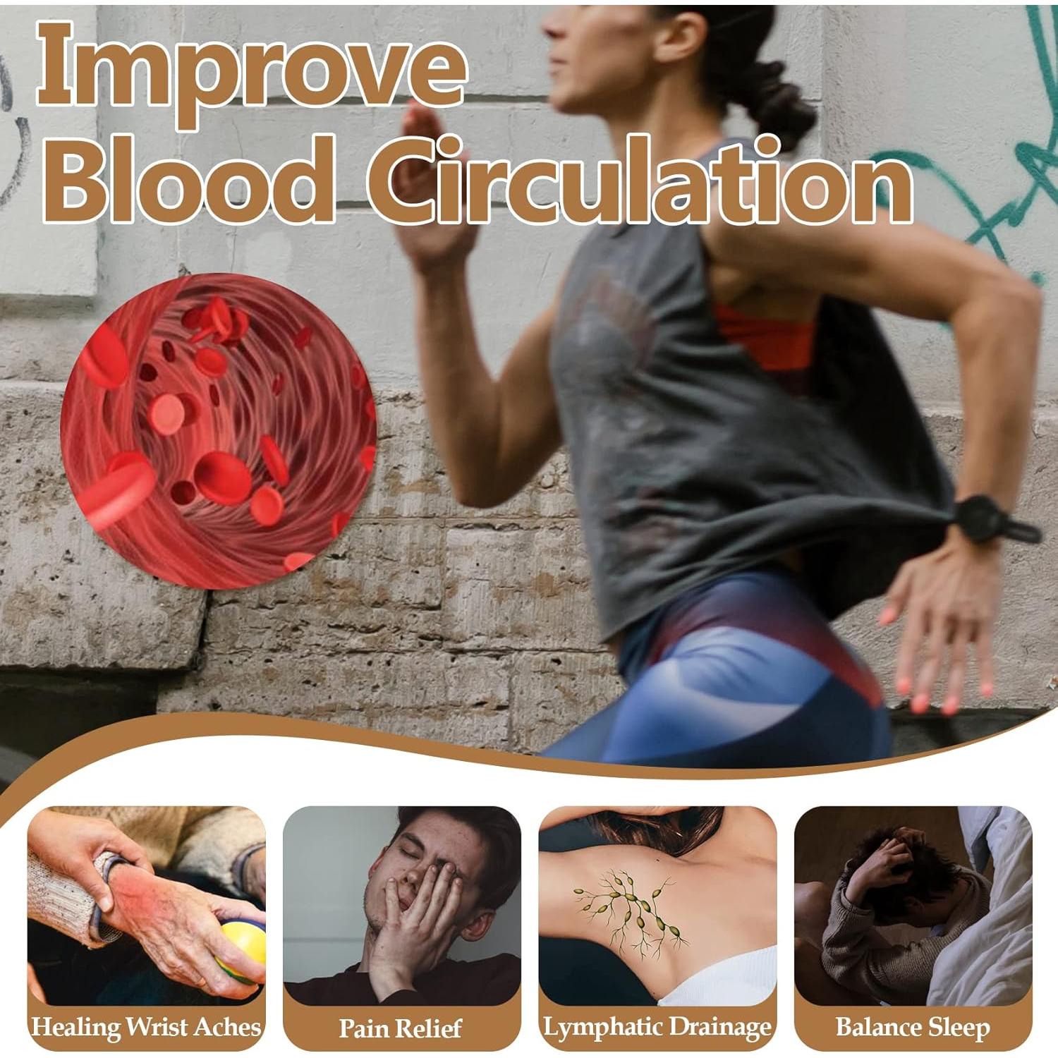 Pulsera Magnética Feraco para Mujeres de Acero Titanio 22 cm