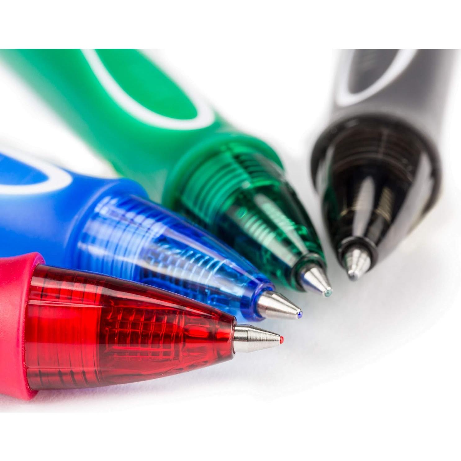 Bolígrafos de Gel BIC Gel-Ocity Rápido Secado 0.7mm 3 Unidades