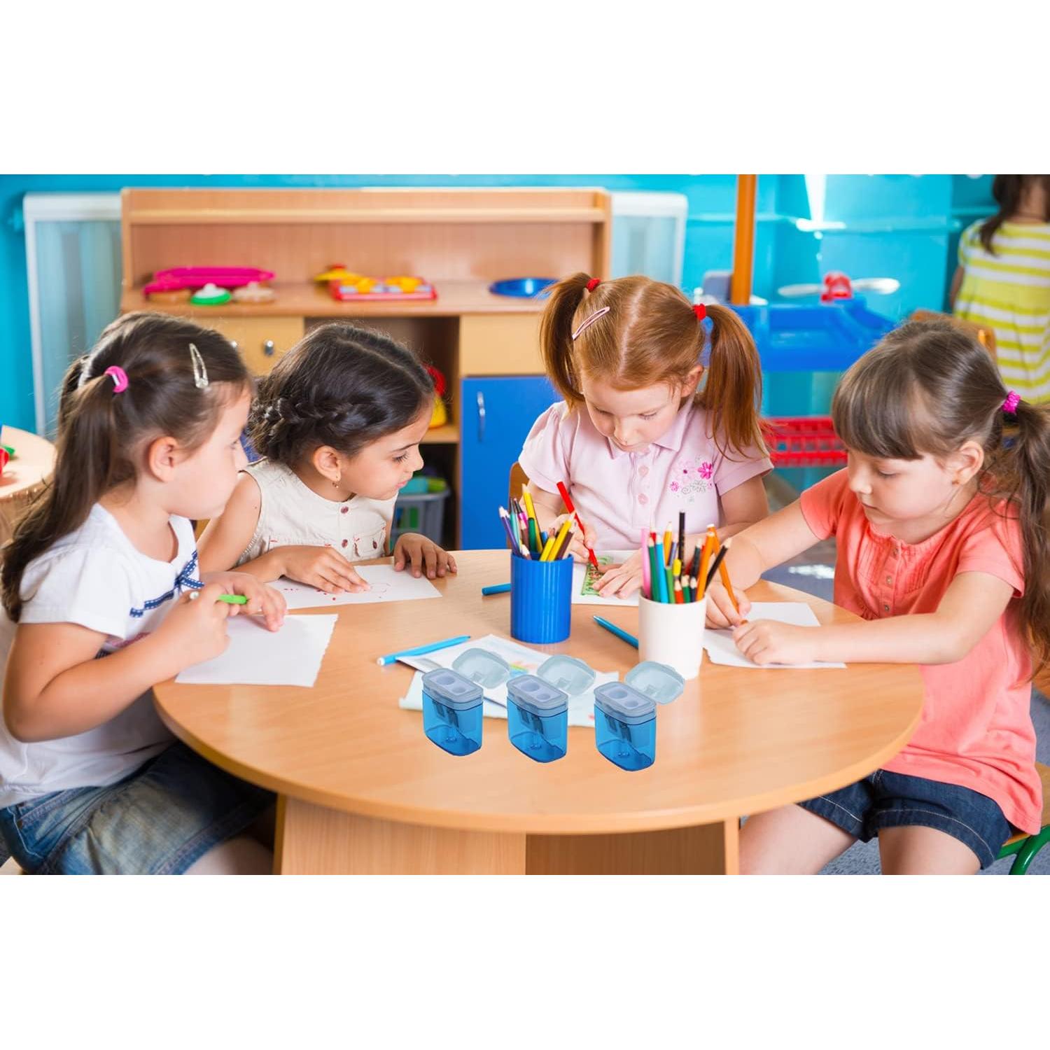 Sacapuntas Manual Doble Orificio XYW 24 Paquete Colorido