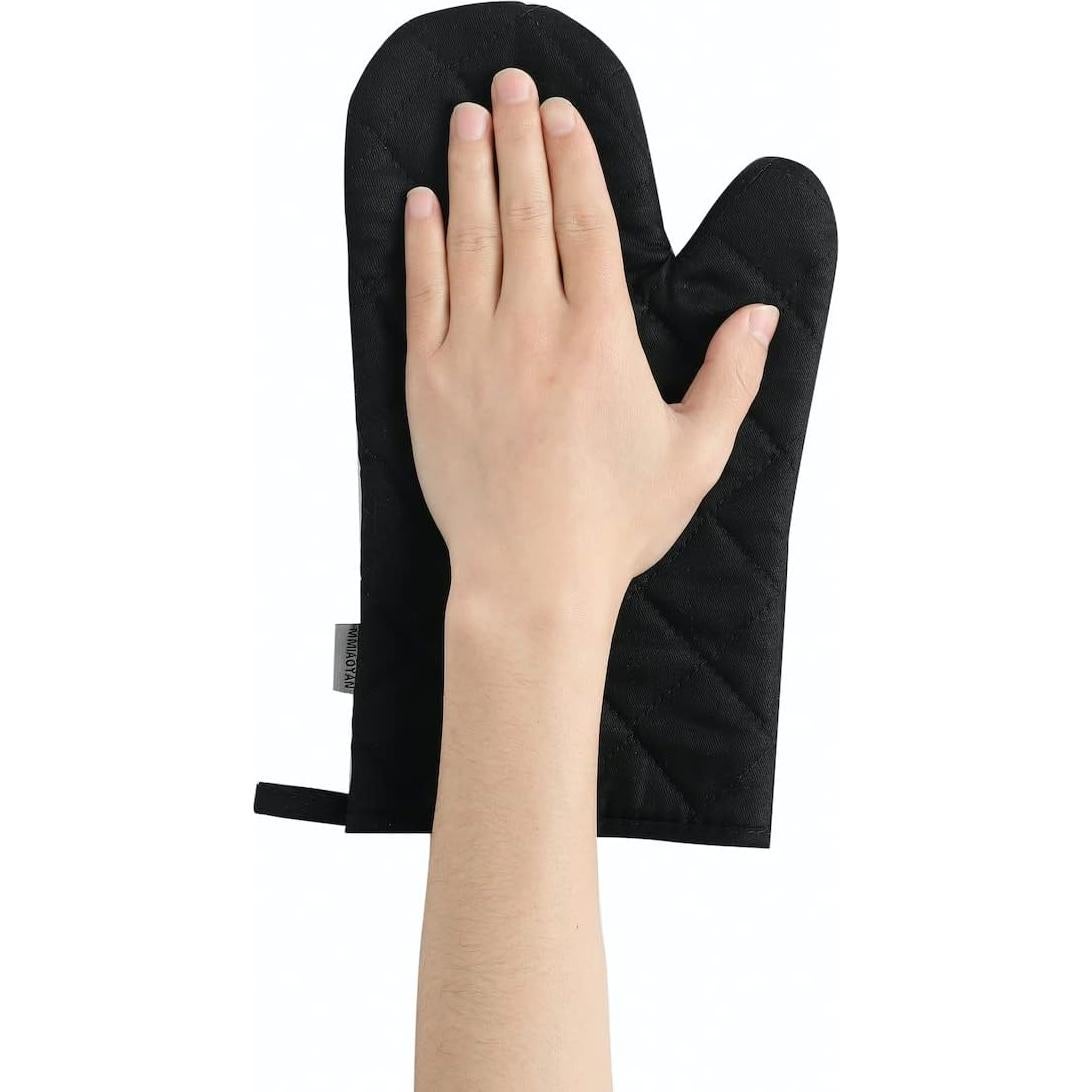 Set de Guantes de Horno y Agarraderas M MIAOYAN 4 Piezas