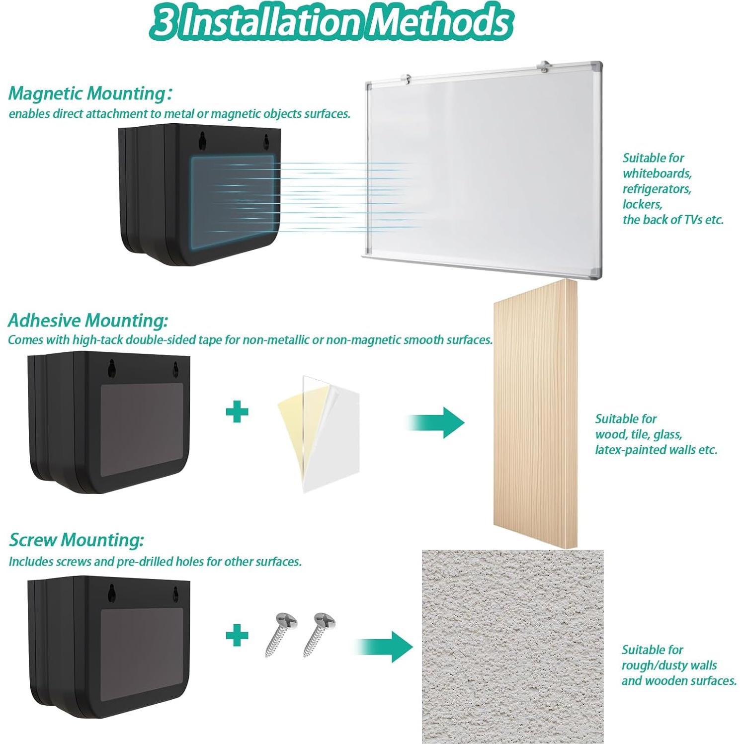 Soporte Magnético Plegable Freewindo para Control Remoto - 2 Piezas