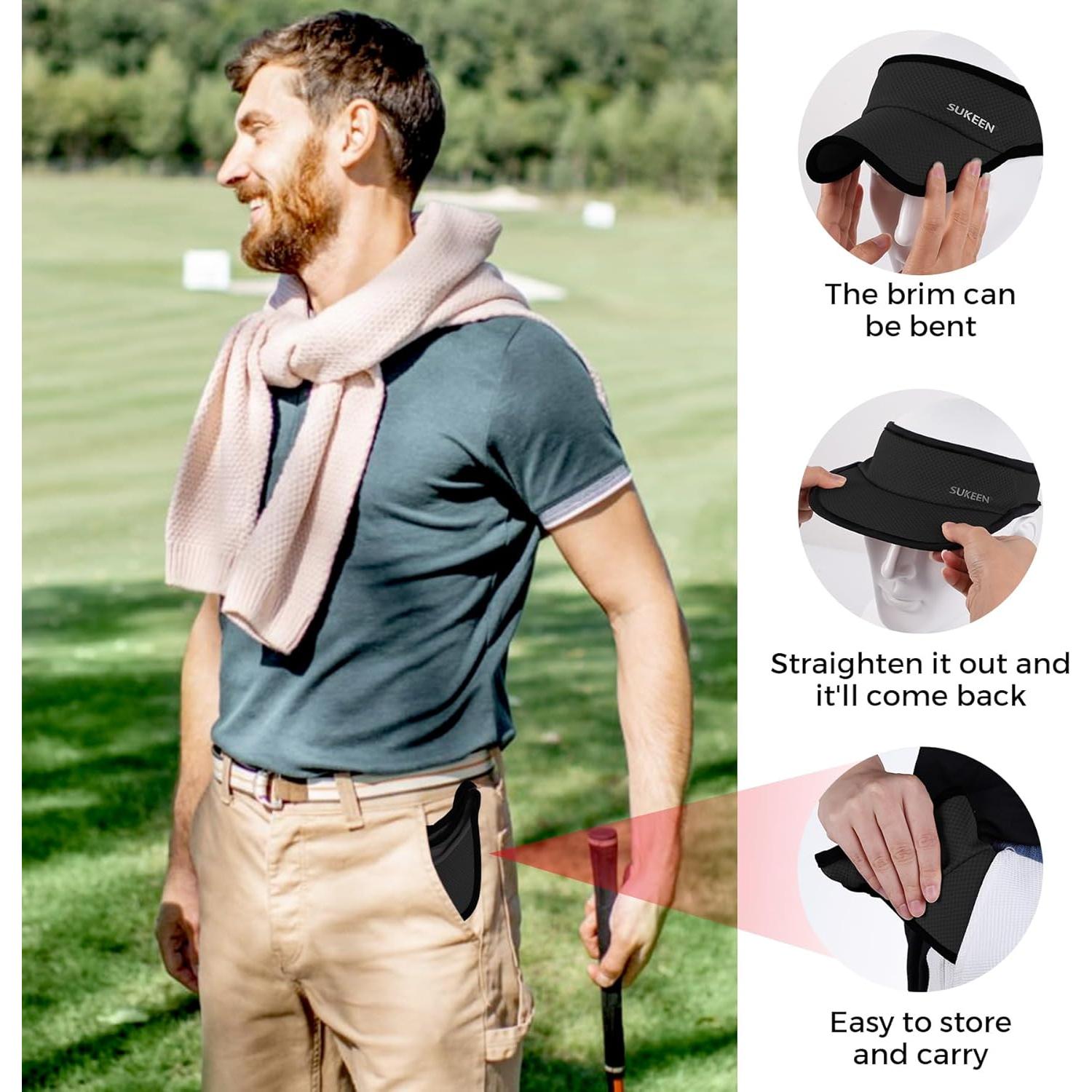 Gorra Deportiva Plegable Sukeen Unisex con Protección Solar