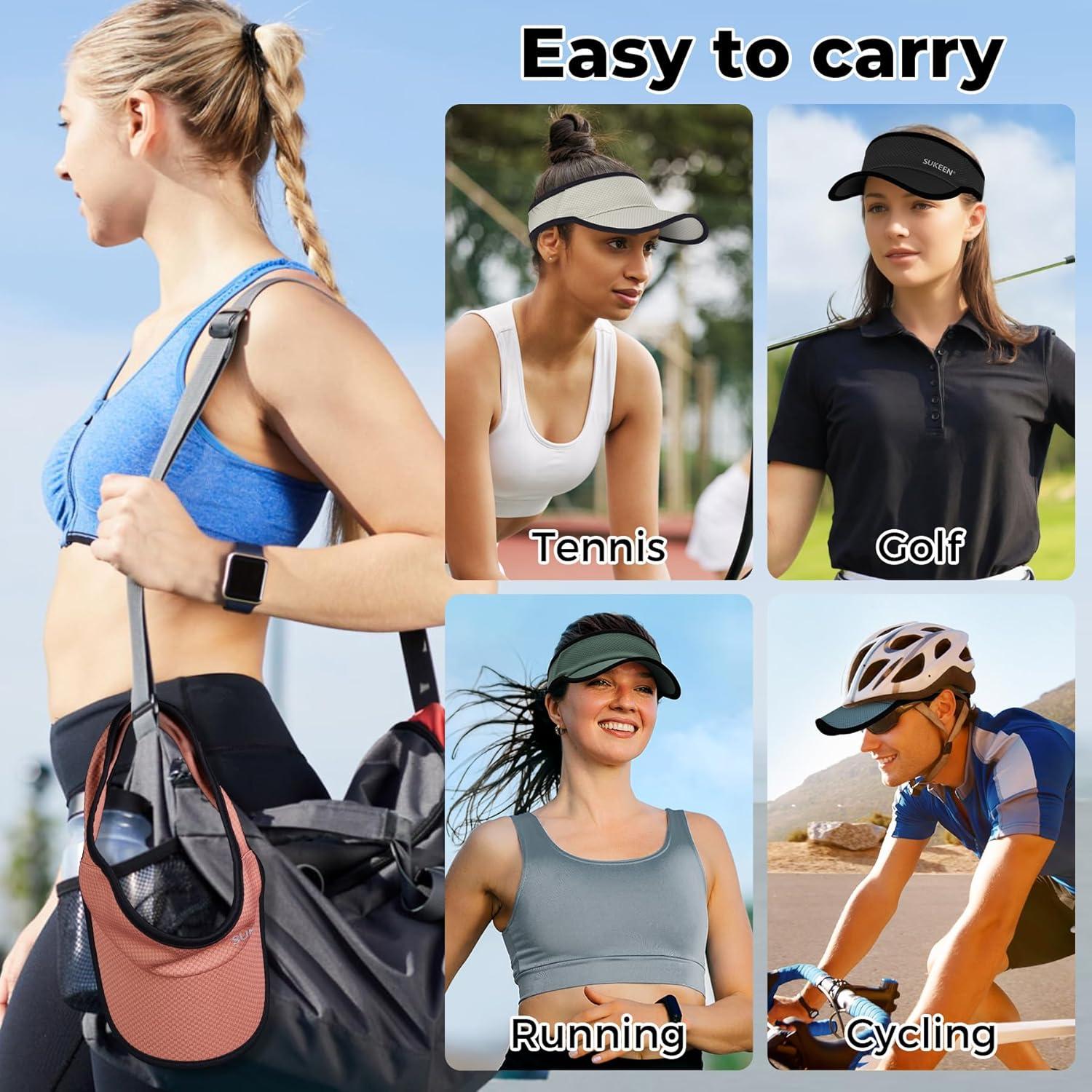 Gorra Deportiva Plegable Sukeen Unisex con Protección Solar