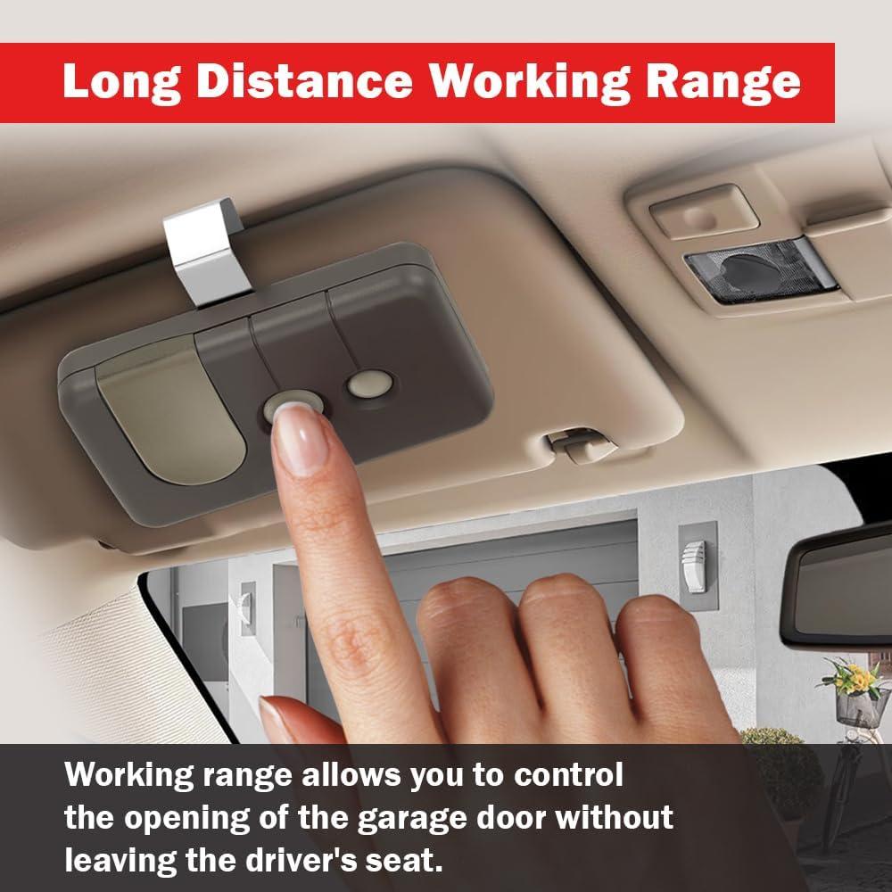 Control Remoto de Puerta de Garaje CARMATOR Verde - 2 Piezas