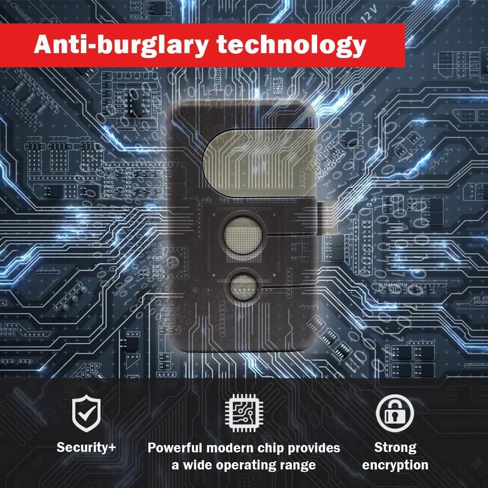 Control Remoto de Puerta de Garaje CARMATOR Verde - 2 Piezas