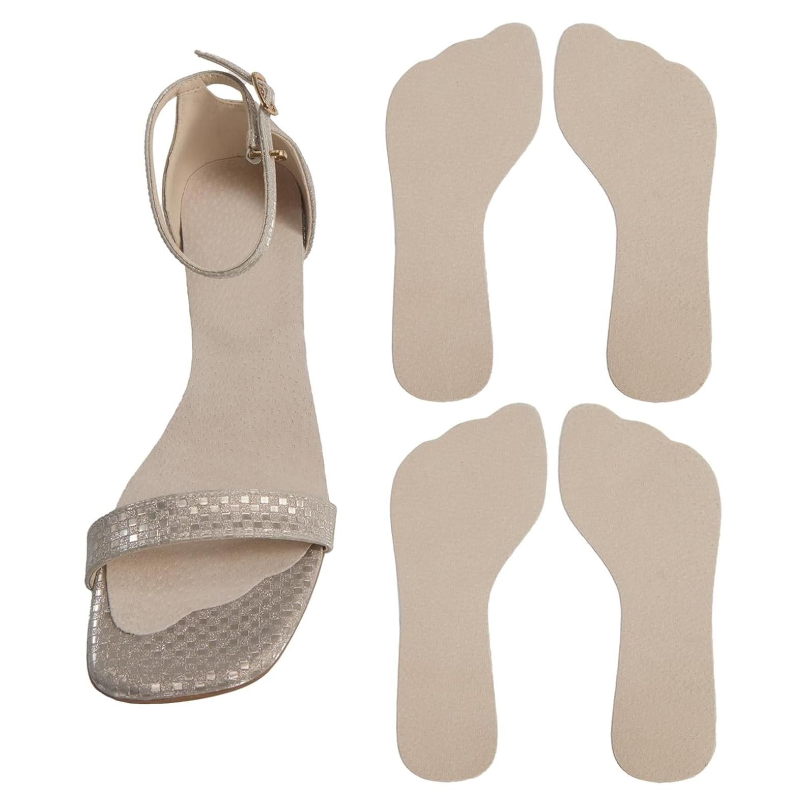 Inserciones Antideslizantes de Piel de Cerdo Marnunu 3/4 para Tacones