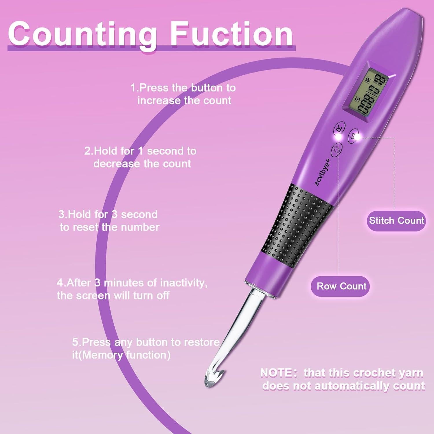 Juego de Ganchillos Intercambiables Transplant 24 Piezas LED