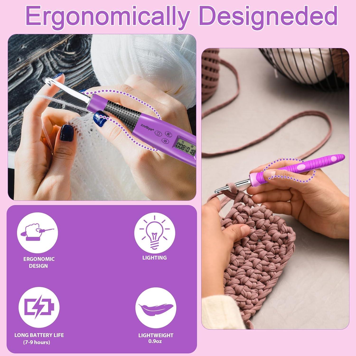 Juego de Ganchillos Intercambiables Transplant 24 Piezas LED