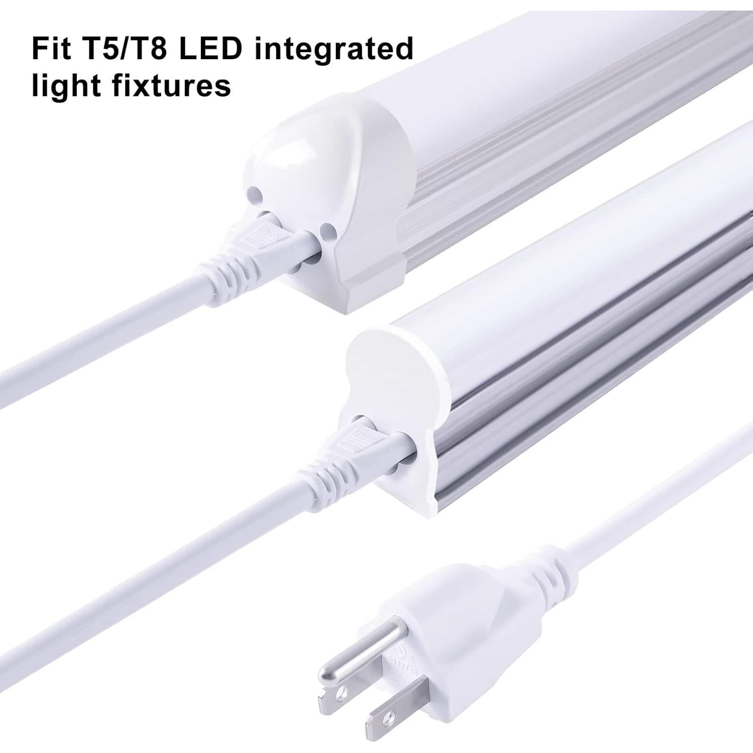 Cable de Alimentación LED T5 T8 TRLIFE 1.83 m con Interruptor - Paquete de 2