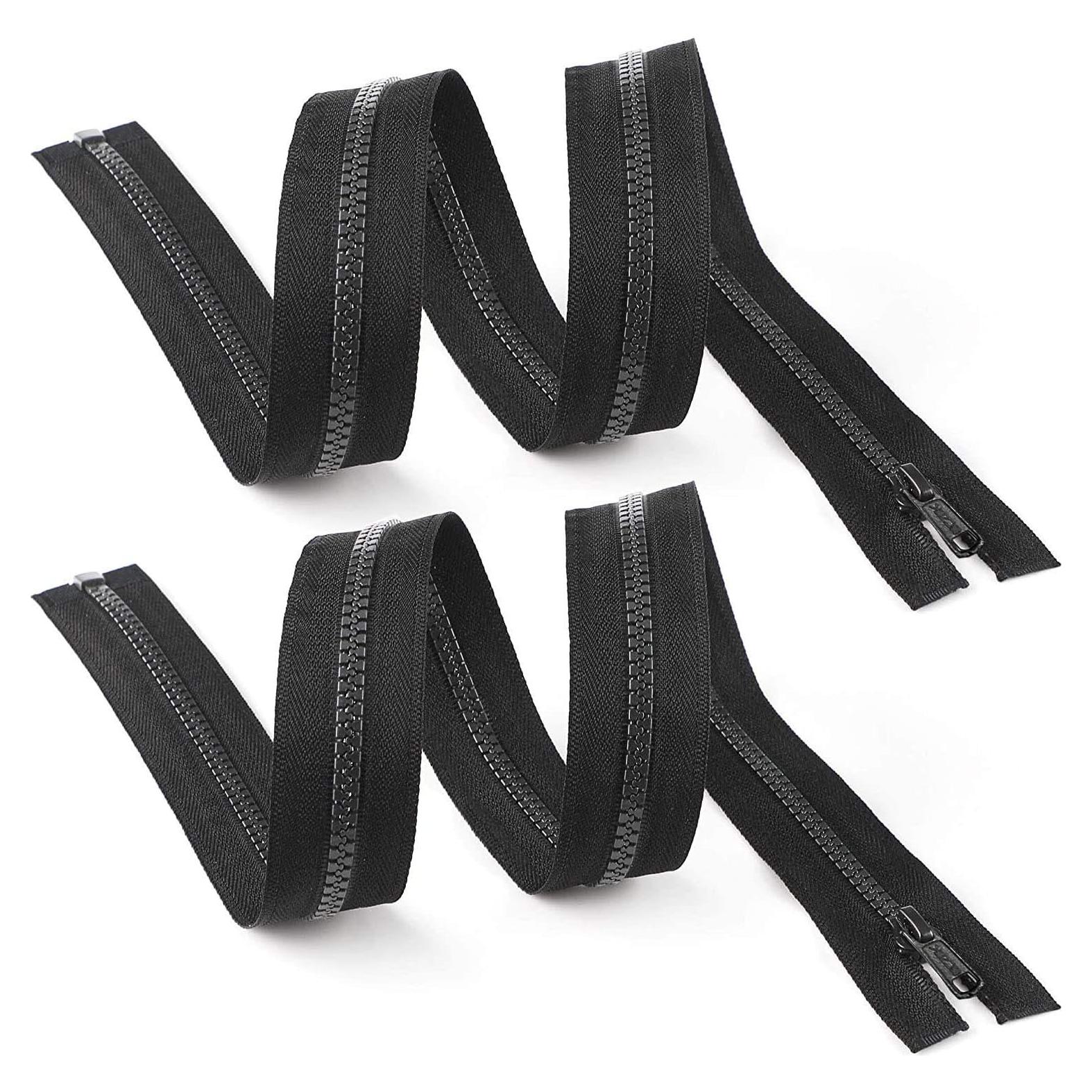 Cremalleras Separadas de Plástico AMORNPHAN 12" #5 2Pcs