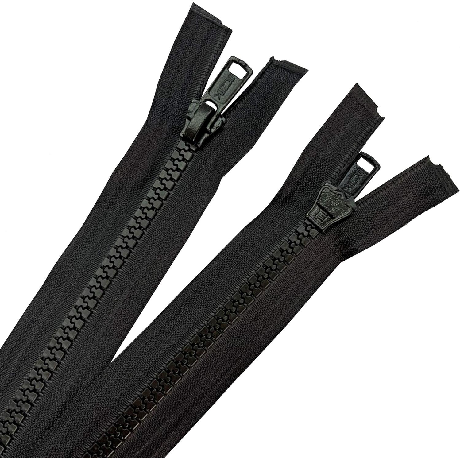 Cremalleras Separadas de Plástico AMORNPHAN 12" #5 2Pcs