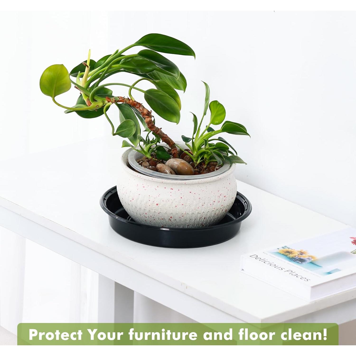 Platos para Plantas LUCPUR 20 cm - 15 Paquetes de Drenaje