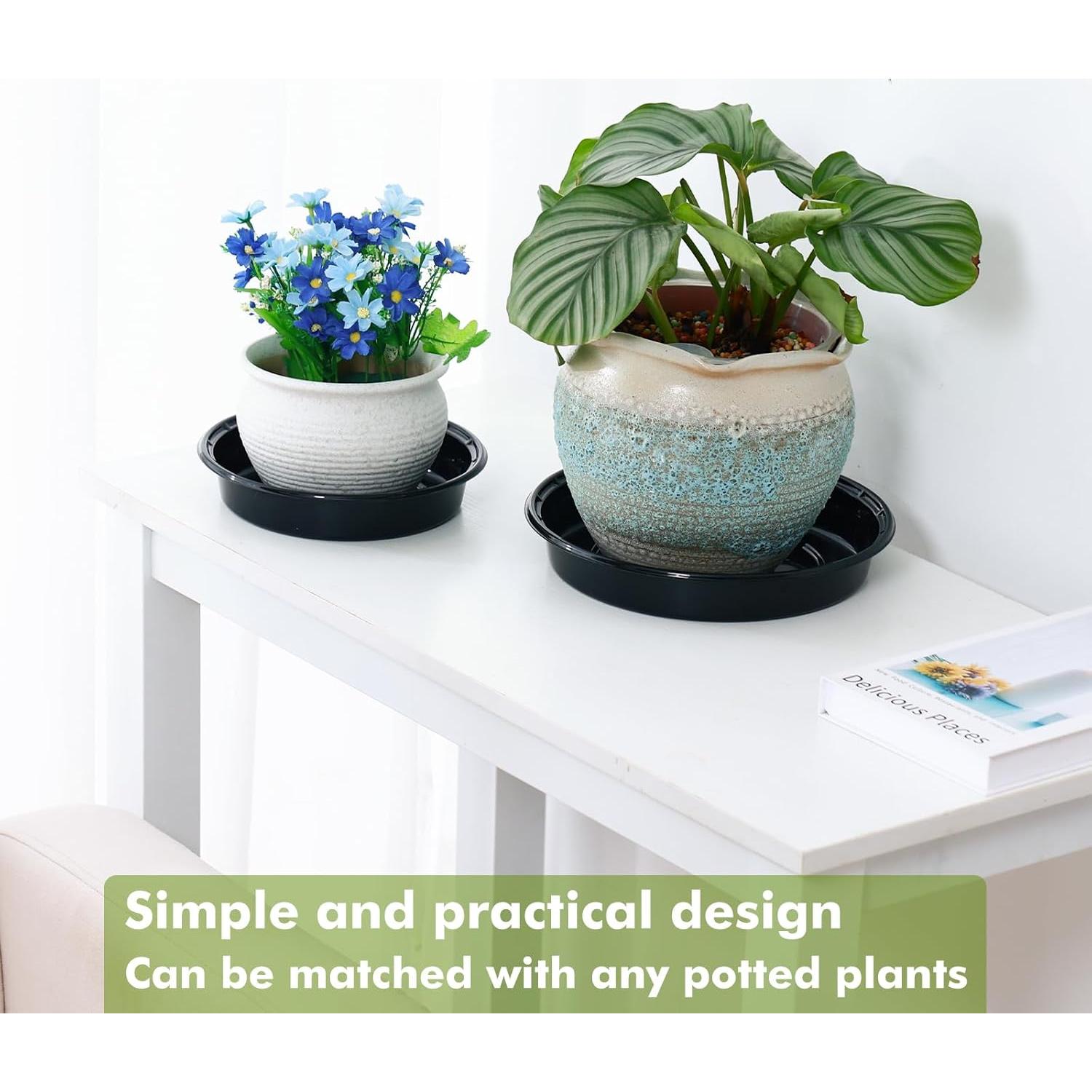 Platos para Plantas LUCPUR 20 cm - 15 Paquetes de Drenaje